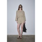 SUUD Collection Ihlamur Yeşili Zoe Basic Keten Şort, 40, 418136472, Ihlamur Yeşili, Kadın