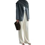 Suud Collection Kaşe Blazer Ceket, 38, 418136278, Füme, Kadın