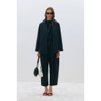 Suud Collection Lacivert Klara Yıkamalı Poplin Gömlek - 36