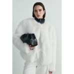 Suud Collection Lexi Suni Kürk Ceket, 38, 418136784, Ekru, Kadın