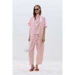 Suud Collection Pembe Klara Yıkamalı Poplin Gömlek