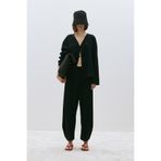 Suud Collection Siyah Ellie Keten Balon Pantolon