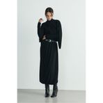 Suud Collection Siyah Emma Balon Midi Etek