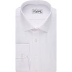 Süvari 1720232 Slim Fit Armür Desenli Beyaz Erkek Gömlek
