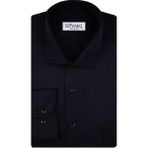 Süvari Armür Desenli Lacivert Erkek Gömlek - 2XL