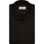 Süvari Armür Desenli Siyah Erkek Gömlek - 2XL