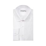 SÜVARİ Classics Smart Sport Dar Kalıp Takım Elbise Gömleği Düz Beyaz Slim Fit Cepsiz