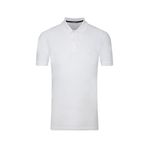 SÜVARİ Erkek Beyaz Slim Fit Polo Yaka T-Shirt
