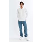 Süvari GM1007100707 Beyaz Erkek Gömlek