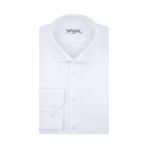 Süvari GM2024700291 Klasik Yaka Fit Armürlü Mavi Erkek Gömlek