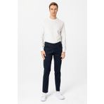 SÜVARİ Lacivert Slim Fit Düz Kanvas Pantolon