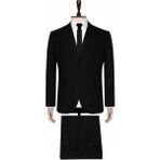 Süvari Normal Bel Regular Fit Siyah Erkek Takım Elbise TK1000400326 - 60