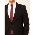 Süvari Normal Bel Slim Fit Siyah Erkek Takım Elbise TK1000600229 - 44