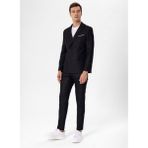 Süvari Normal Bel Slim Fit Siyah Erkek Takım Elbise TK1006900253 - 48