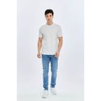 SÜVARİ O Yaka Regular Beyaz Erkek T-Shirt TS1014000475