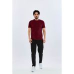 Süvari O Yaka Regular Bordo Erkek T-Shirt TS1014000475 - 2XL