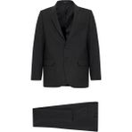 Süvari Siyah Regular Desenli Mono Yaka 4 Drop Klasik Takım Elbise Erkek Regular Fit Modeli - 58
