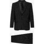 Süvari Siyah Regular Fit Erkek 6 Drop Sivri Yaka Takım Elbise Polyester Viskon - 54