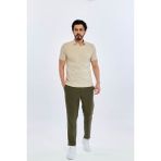 Süvari Slim Bej Erkek Polo Yaka T-Shirt TS1014000474 - 2XL