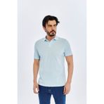 SÜVARİ Slim Buz Mavisi Erkek Polo Yaka T-shirt TS1014000474