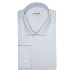 Süvari Slim Fit Açık Mavi Düz Erkek Gömlek