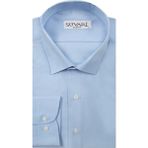 Süvari Slim Fit Açık Mavi Erkek Düz Gömlek - Açık Lacivert