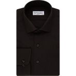 Süvari Slim Fit Açık Mavi Erkek Düz Gömlek - XL - Siyah