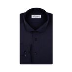 Süvari Slim Fit Armür Desenli Soluk Mavi Erkek Gömlek