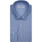 Süvari Slim Fit Filafil Erkek Gömlek - Açık Mavi