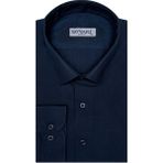 Süvari Slim Fit Filafil Erkek Gömlek - Lacivert