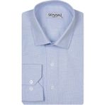 Süvari Slim Fit Filafil Erkek Gömlek - XL - Orta Mavi