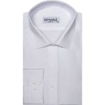Süvari Slim Fit Filafil Erkek Gömlek - XS - Beyaz