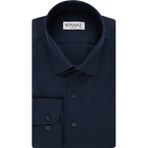 Süvari Slim Fit Lacivert Düz Erkek Gömlek - Parlament Mavi