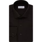 Süvari Slim Fit Lacivert Erkek Gömlek - Siyah