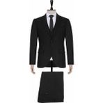 Süvari Slim Fit Normal Bel Siyah Erkek Takım Elbise TK1020200160 Şık ve Modern Tasarım - 48