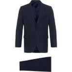 Süvari Slim Fit Parlement Mavisi Düz Takım Elbise - 56