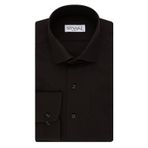 Süvari Slim Fit Siyah Düz Erkek Gömlek