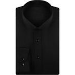 Süvari Slim Fit Siyah Erkek Gömlek - XL