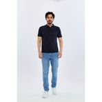 SÜVARİ Slim Lacivert Erkek Polo Yaka T-shirt TS1014000474