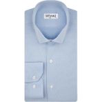 Süvari Süvari Armürlü Slım Uzun Kol Gömlek - 2XL - Buz - Mavi