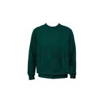 SÜVARİ Süvari Bol Kesim O Yaka Kapitone Etnik Desenli Yeşil Sweatshirt