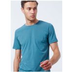 Süvari TS1014000239 O Yaka Düz Mavi Erkek T-shirt