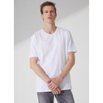Süvari TS1014000276 O Yaka Düz Beyaz Erkek T-shirt