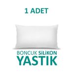 SUVAY 1 Adet Antialerjik Boncuk Silikon Yastık Pamuklu Kılıf 700 gr
