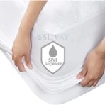 Suvay Micro 60x120 Sıvı Geçirmez Bebek Yatak Koruyucu Alez - Beyaz - 60 x 120 cm