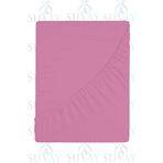 SUVAY Pembe Bebek Lastikli Çarşaf %100 Pamuklu Penye Park Yatak | 60x120| 70x110| 70x120| 70x130| 70x140