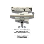 Suvera 50cm 304 Paslanmaz Izgaralı (File Yalıtım Kitli) Koku Önleyici Klapeli Duş Kanalı – Ø50MM (Fileli) S-Sifon Sistemi - (304 Düz Izgara)