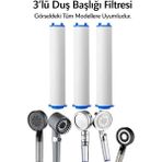 Suvia Duş Başlığı Filtresi – Tüm Filtreli Duş Başlıklarıyla Uyumlu Yedek Filtre - 9,5CM