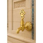 SUVİA Osmanlı Musluk Pirinç Nostaljik Hamam Banyo Lavabo Musluğu Antika Görünümlü Pirinç Musluk