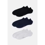 Suwen 3 Lü Paket Erkek Çorabı - Siyah/Beyaz/Lacivert - Standart